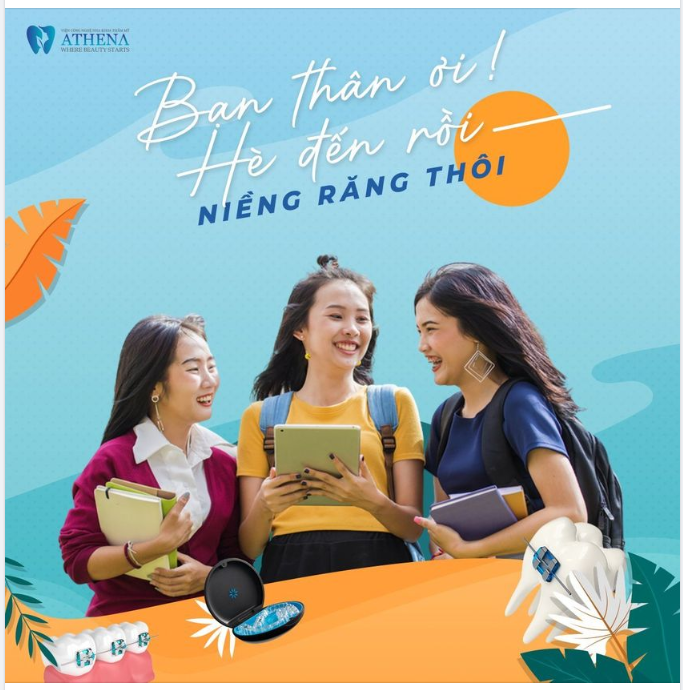 Niềng răng cùng bạn thân "có đôi có cặp" và cùng nhau hưởng ưu đãi tại Nha khoa ATHENA nhé!!