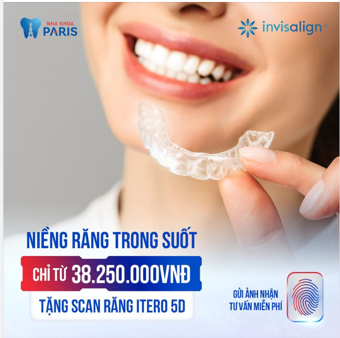 Niềng răng Invisalign -  Không còn lo chi phí