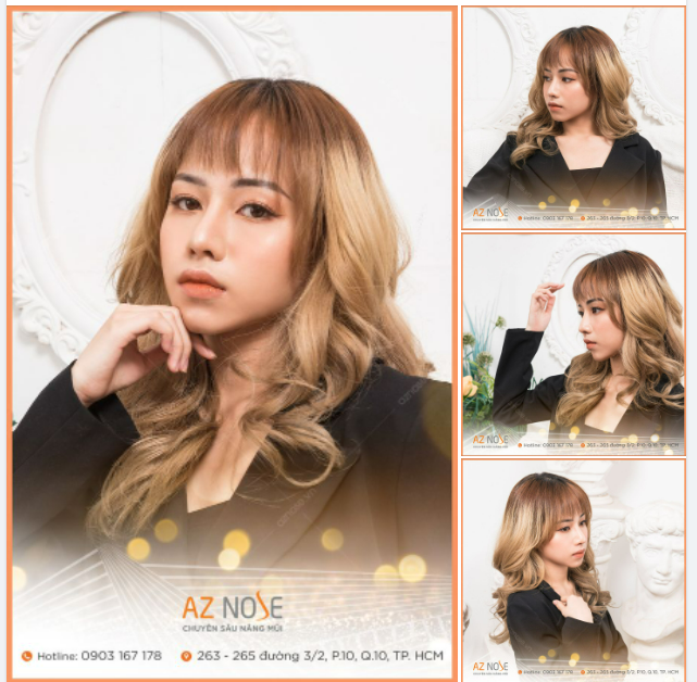 Pose dáng thần thái cùng dáng mũi Sline