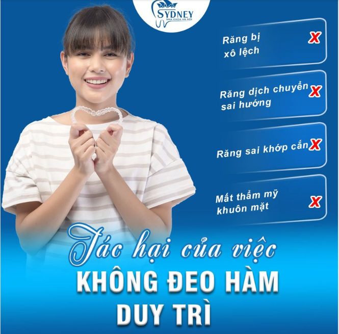 TÁC HẠI CỦA VIỆC KHÔNG ĐEO HÀM DUY TRÌ 