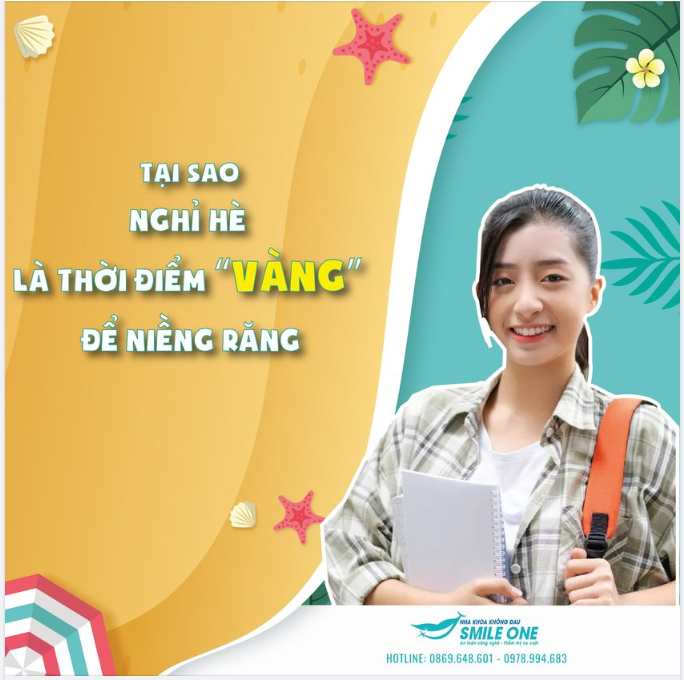 Tại sao nghỉ hè lại là thời điểm vàng để niềng răng