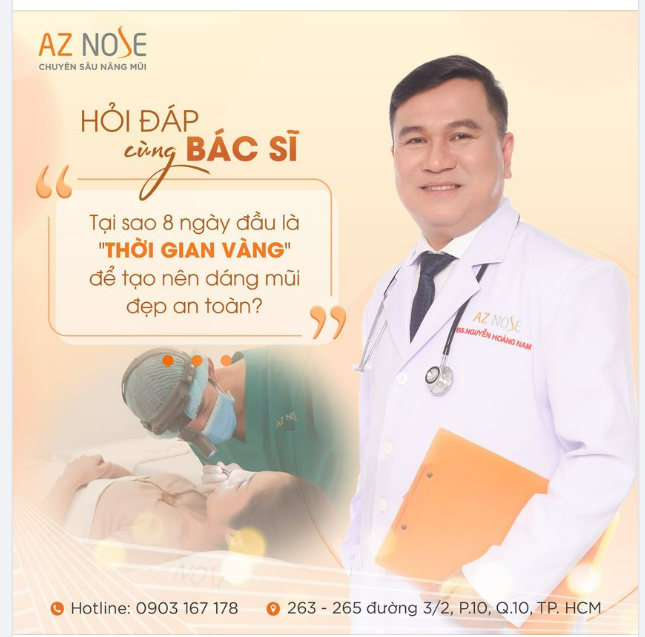 Tầm quan trọng của 8 ngày vàng sau nâng mũi