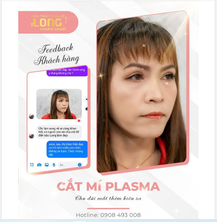 TRẺ TRUNG CHỈ SAU 1 LẦN CẮT MÍ PLASMA