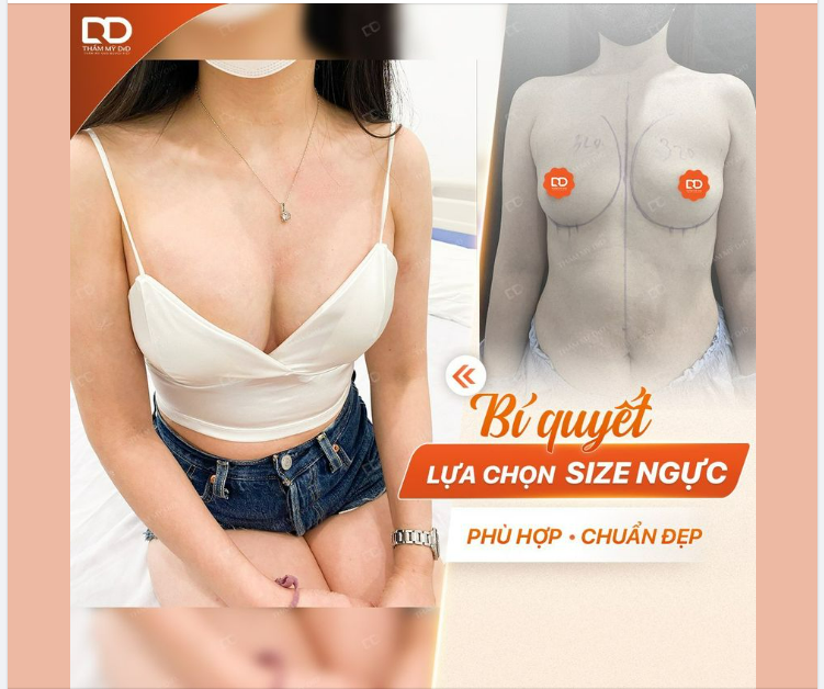 BÍ QUYẾT LỰA CHỌN SIZE NGỰC CHUẨN ĐẸP