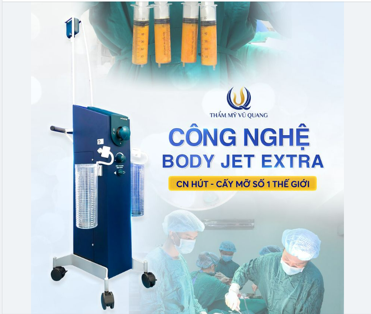 Body Jet Extra - Công nghệ hút và cấy mỡ an toàn số 1 thế giới