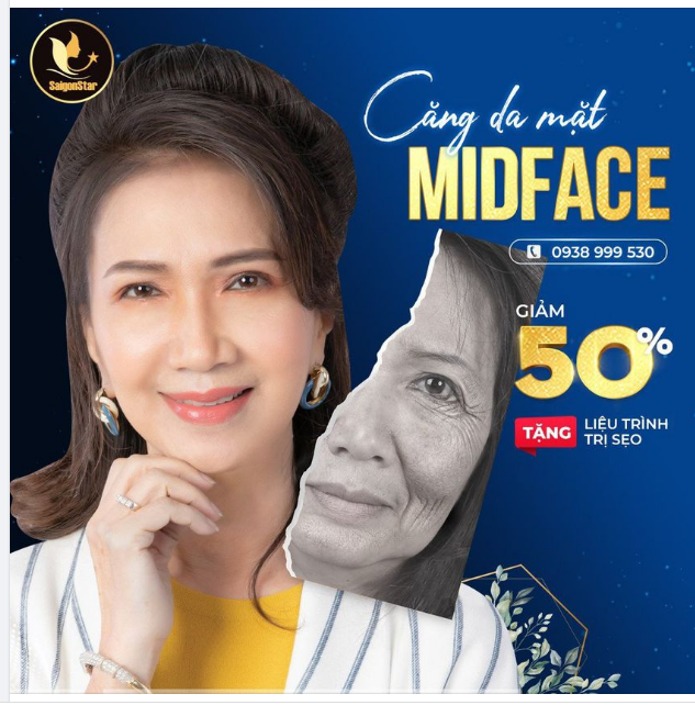CĂNG DA MẶT MIDFACE CHO KHÁCH HÀNG VIỆT KIỀU MỸ