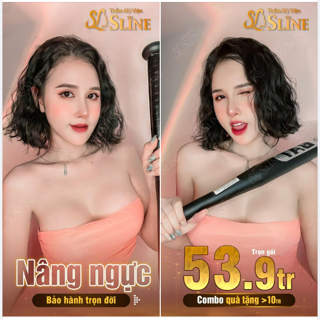 Feedback khách xinh… nâng cấp vòng 1 với ekip Sline.