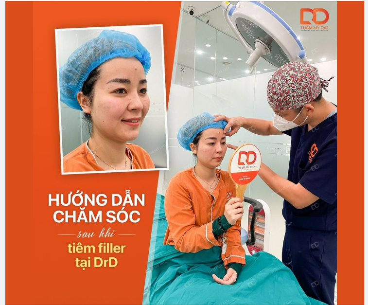 HƯỚNG DẪN CHĂM SÓC SAU TIÊM FILLER TẠI DrD