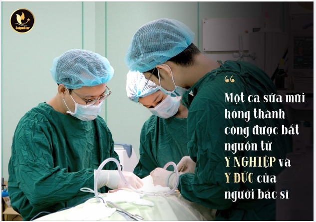 “Một ca sửa mũi hỏng thành công được bắt nguồn từ Y NGHIỆP và Y ĐỨC của người bác sĩ”