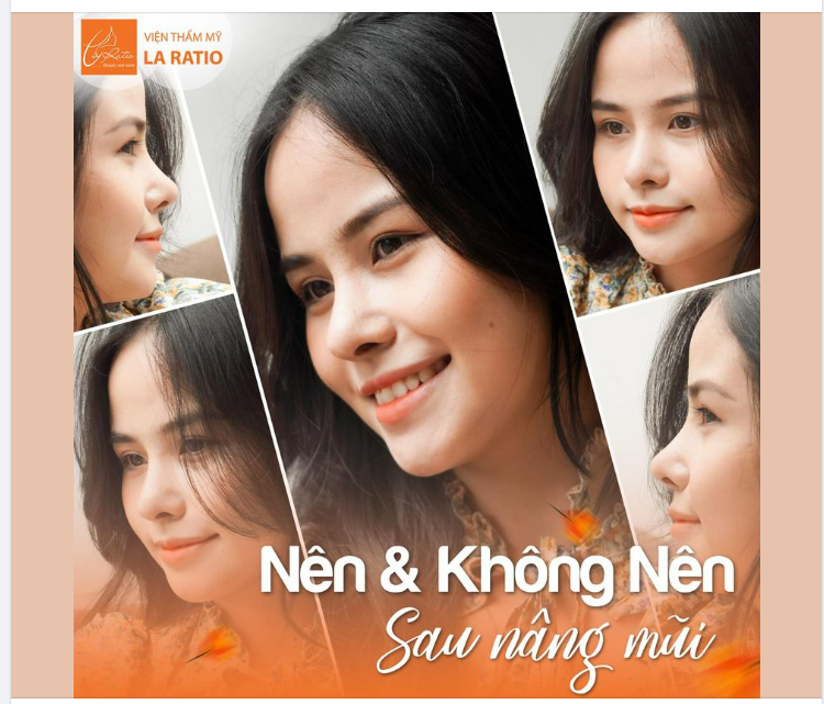 NÊN VÀ KHÔNG NÊN SAU NÂNG MŨI