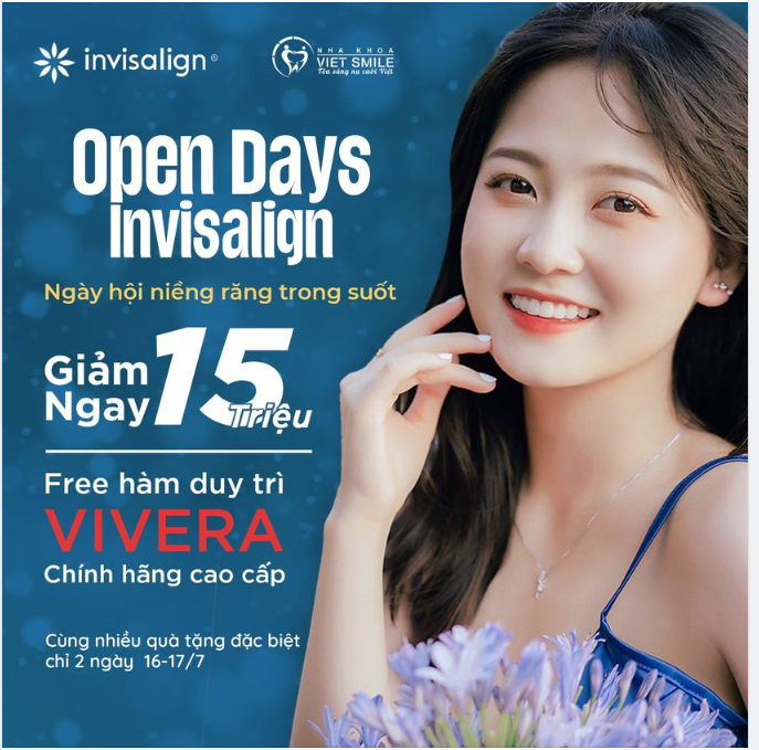 OPEN DAYS INVISALIGN - NIỀNG RĂNG TRONG SUỐT