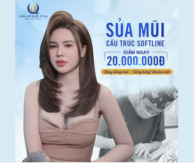 Sửa mũi đẹp xinh - Rinh ngay lộc vàng. Giảm ngay 20trieu cho K.H sửa lại mũi hỏng tuần này