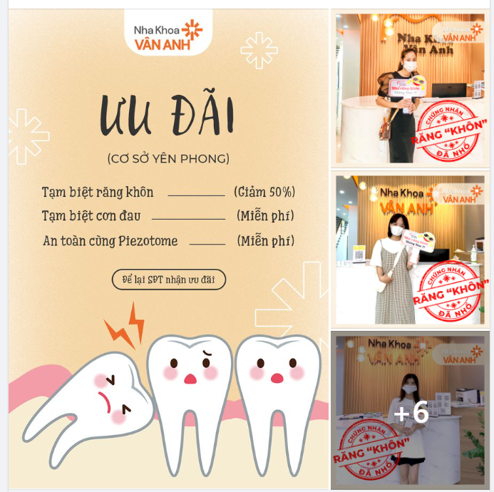 TẠM BIỆT RĂNG “KHÔN” - NHẬN NGÀN ƯU ĐÃI TẠI NHA KHOA VÂN ANH YÊN PHONG
