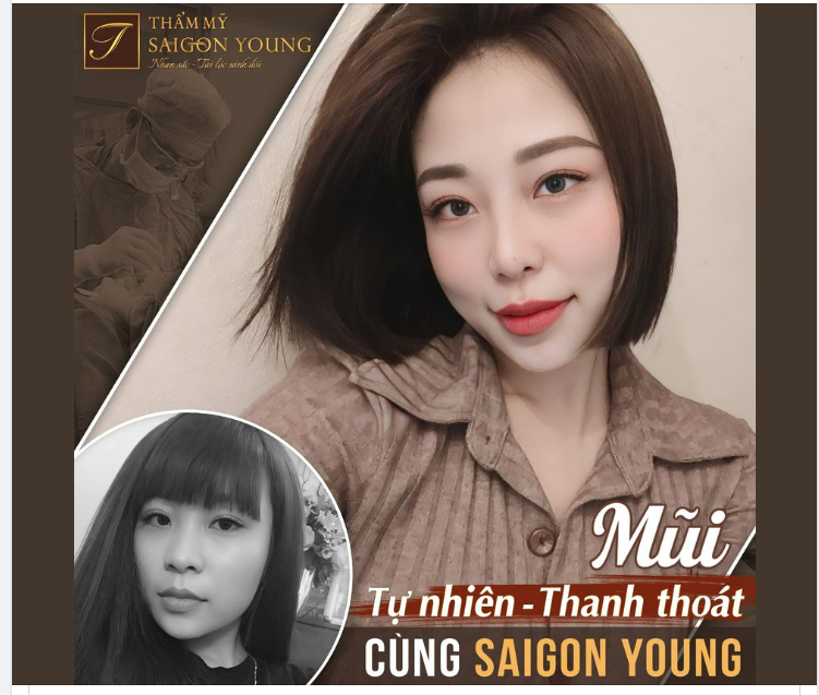 Thay đổi nhẹ dáng mũi mà cả gương mặt đã khác hẳn, ánh mắt trở nên cuốn hút hơn, gương mặt cũng sắc sảo hơn phải không chị em mình.