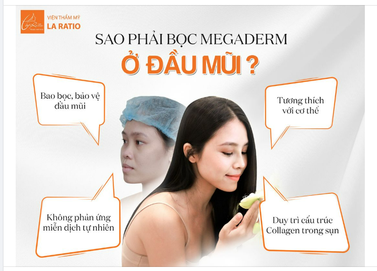 VÌ SAO PHẢI BỌC MEGADERM Ở ĐẦU MŨI