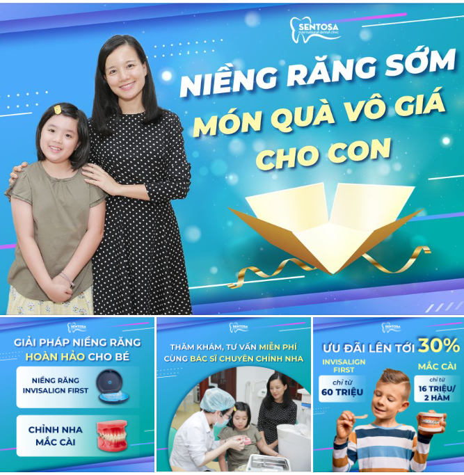 CHỈNH NHA SỚM - GIỮ NỤ CƯỜI CHO CON