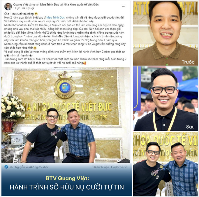 HÀNH TRÌNH "TÌM KIẾM" NỤ CƯỜI TỰ TIN CỦA BTV QUANG VIỆT