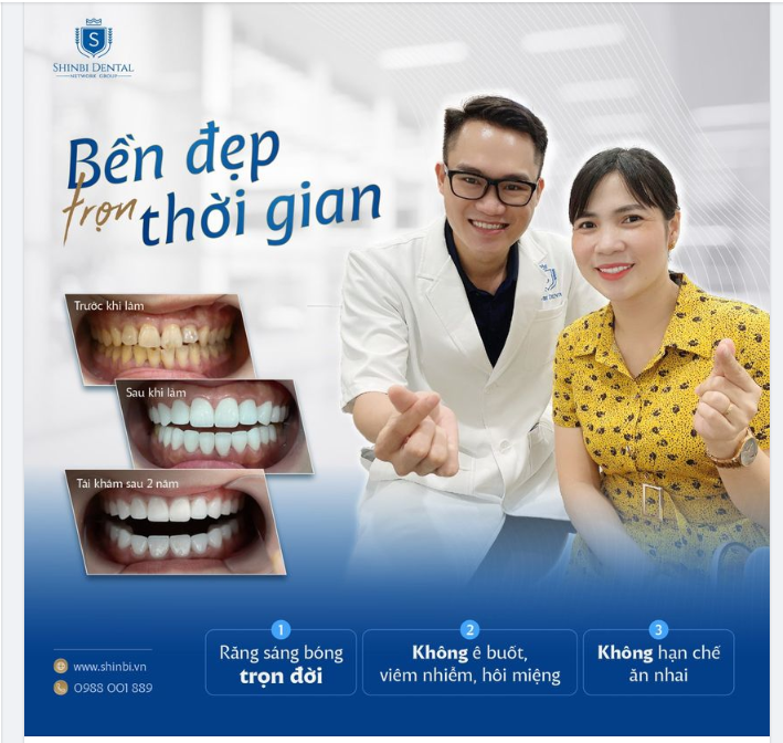 KHÁCH HÀNG TÁI KHÁM SAU 2 NĂM, RĂNG SỨ VẪN BÓNG ĐẸP & ĂN NHAI RẤT TỐT