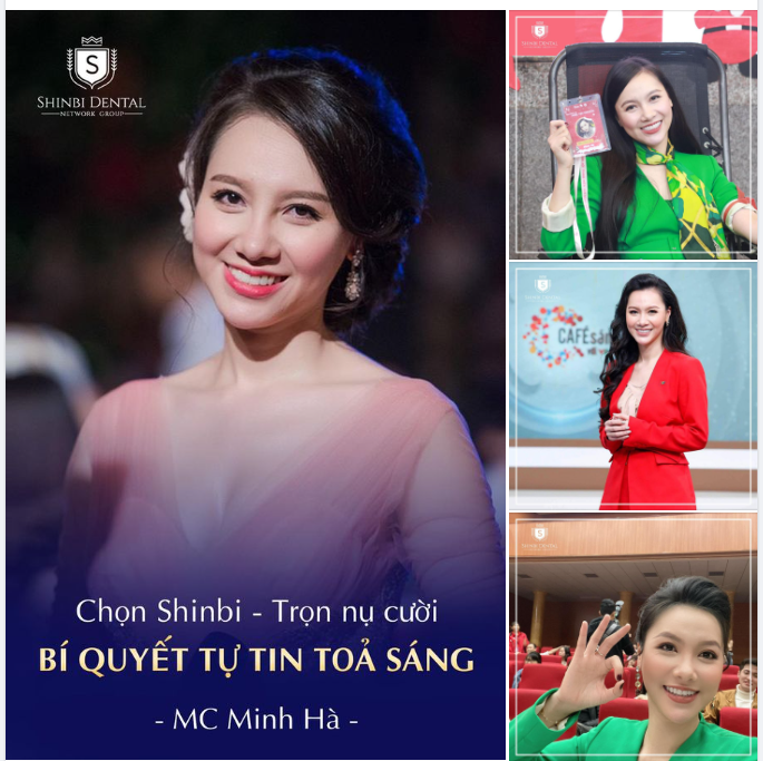 MC MINH HÀ VÀ NỤ CƯỜI THƯƠNG HIỆU TỪ SHINBI DENTAL