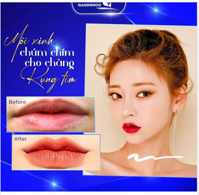 MÔI XINH CHÚM CHÍM - CHO CHÀNG RỤNG TIM