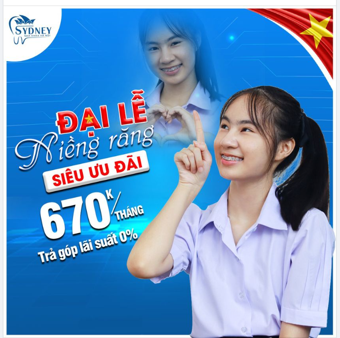 MỪNG QUỐC KHÁNH 2/9: NHA KHOA HÀ NỘI SYDNEY CÓ ƯU ĐÃI GÌ KHỦNG?