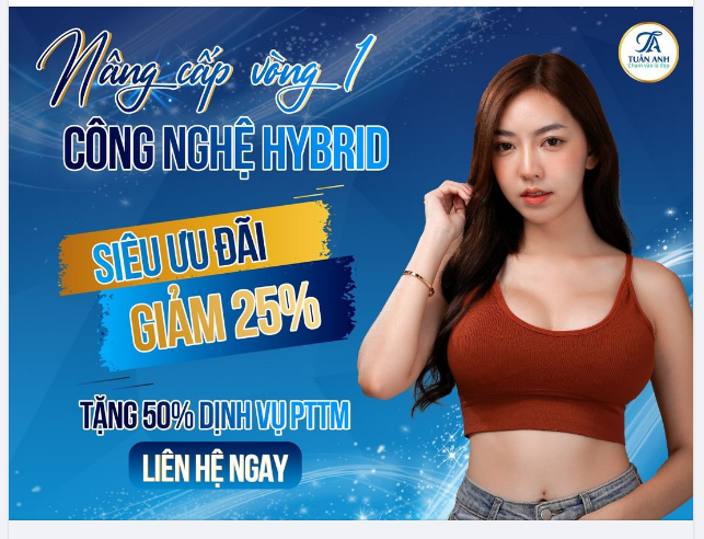 NÂNG NGỰC HYBRID - Phương pháp nâng cấp vòng 1 hoàn hảo nhất hiện nay