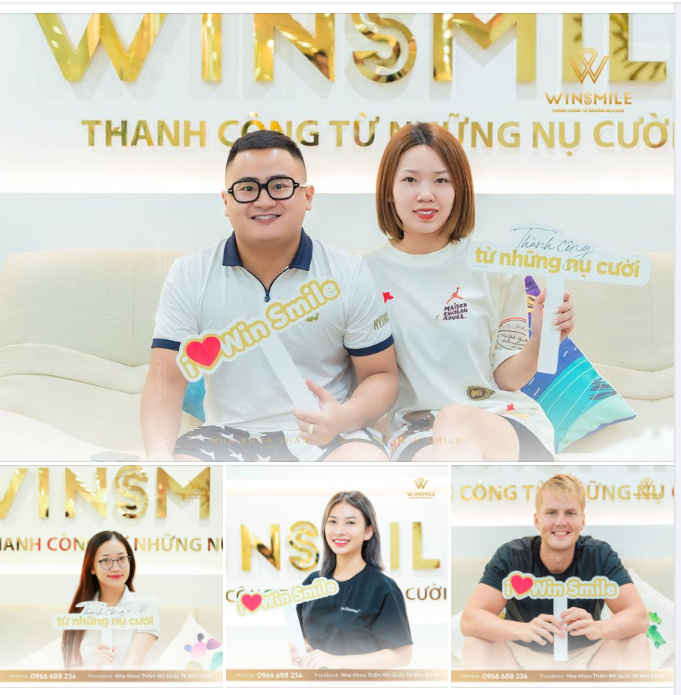 NỤ CƯỜI HÂN HOAN CỦA KHÁCH HÀNG TỚI NHẬN QUÀ VÒNG QUAY MAY MẮN TẠI WIN SMILE