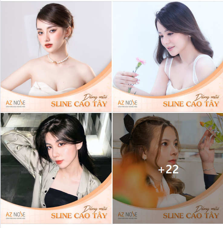 SLINE CAO TÂY - Dáng mũi thanh tú chuẩn hot girl