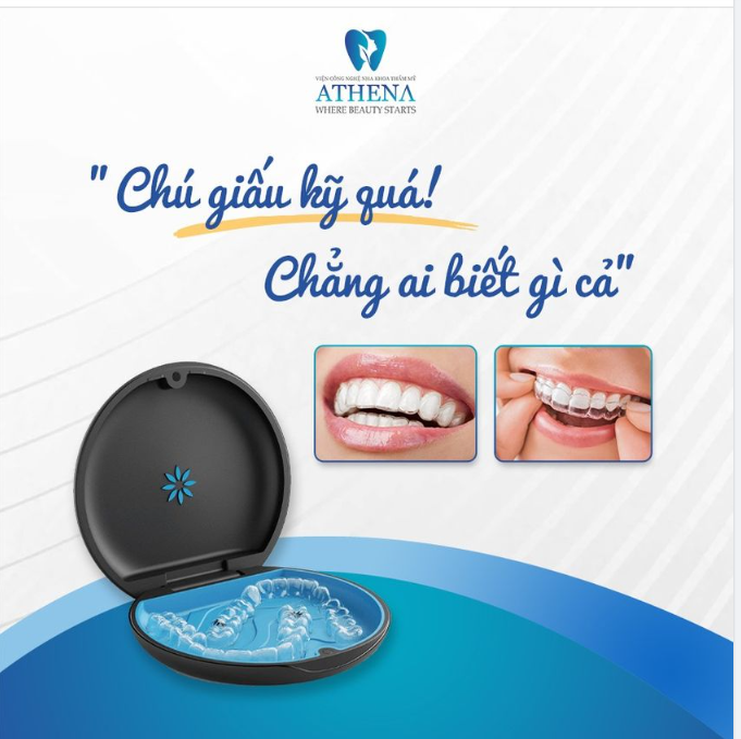 Thẩm mỹ, không lộ, giúp bạn tự tin mỉm cười ngay cả khi đang niềng răng