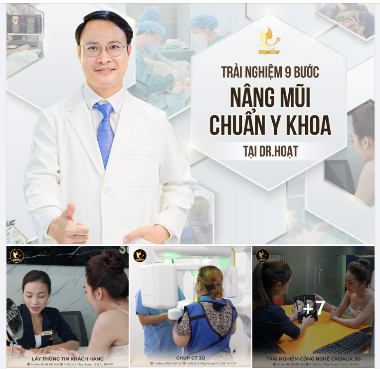 TRẢI NGHIỆM 9 BƯỚC NÂNG MŨI CHUẨN Y KHOA TẠI DR. HOẠT