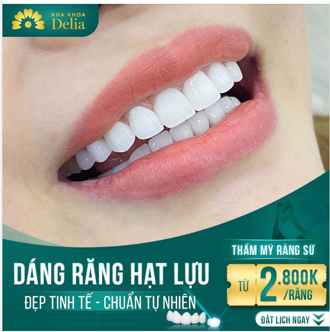 Dáng răng "hạt lựu" - Hot trend thẩm mỹ răng sứ 2022