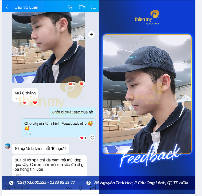 Feedback Khách nam của Thiện Mỹ sau 6 tháng