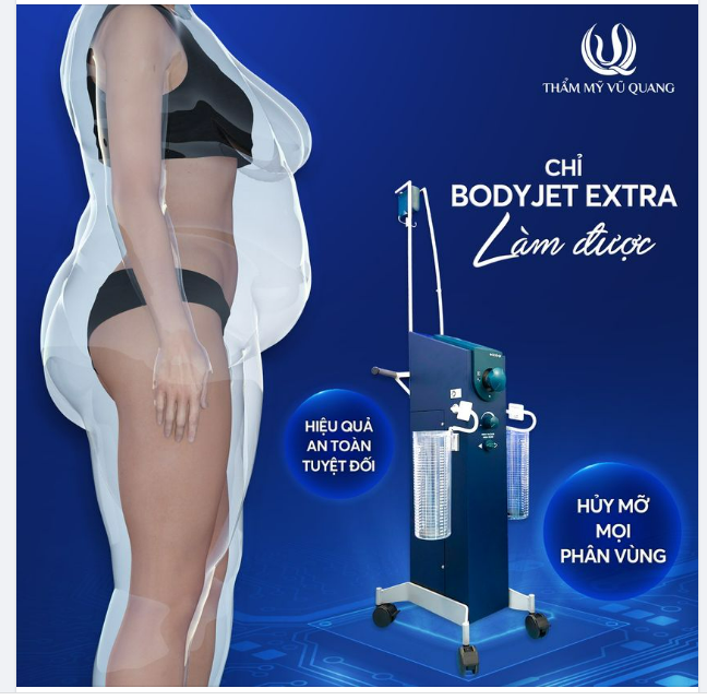 Hút mỡ Body Jet Extra - Hút kiệt mỡ mọi phân vùng.