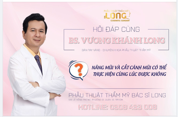 NÂNG MŨI - CẮT CÁNH MŨI CÓ NÊN LÀM CẢ 2 CÙNG LÚC HAY KHÔNG