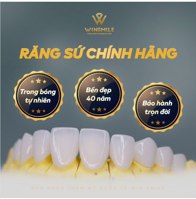 RĂNG SỨ CHÍNH HÃNG, MỘT LẦN LÀM CẢ ĐỜI TỰ TIN