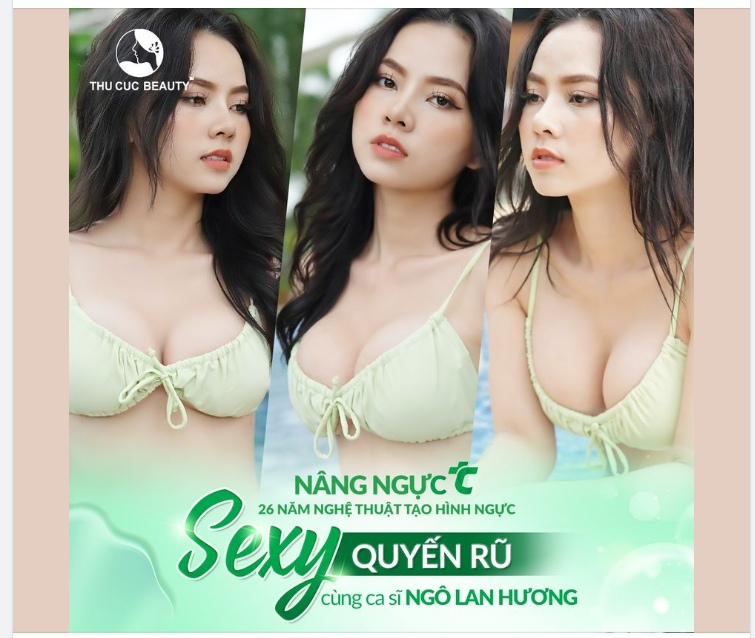 Sexy Quyến Rũ Cùng Ca Sĩ Ngô Lan Hương Sau Nâng Ngực Tc