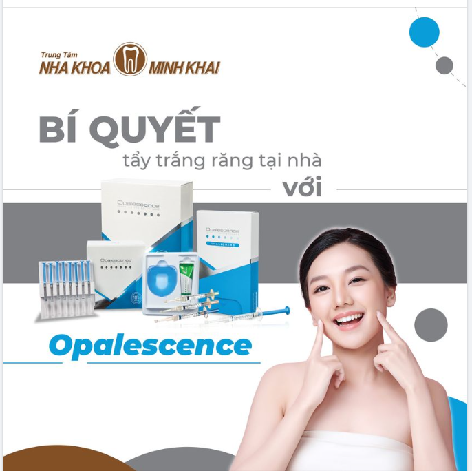 TIPS TẨY TRẮNG RĂNG TẠI NHÀ VỚI CÔNG NGHỆ HOA KÌ OPLESCENCE.