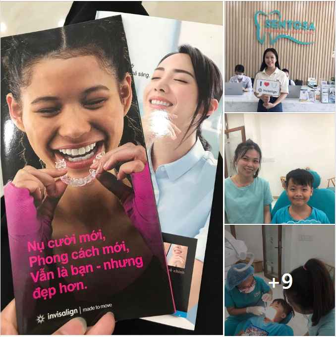 Update hình ảnh ngày hội chỉnh nha invisalign bằng vài hình ảnh chụp vội.