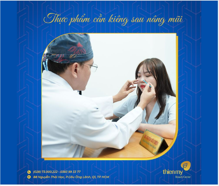 Các thực phẩm cần kiêng sau phẫu thuật nâng mũi