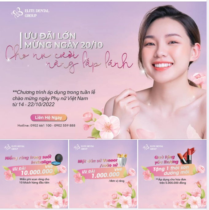 CHƯƠNG TRÌNH ƯU ĐÃI MỪNG 20/10