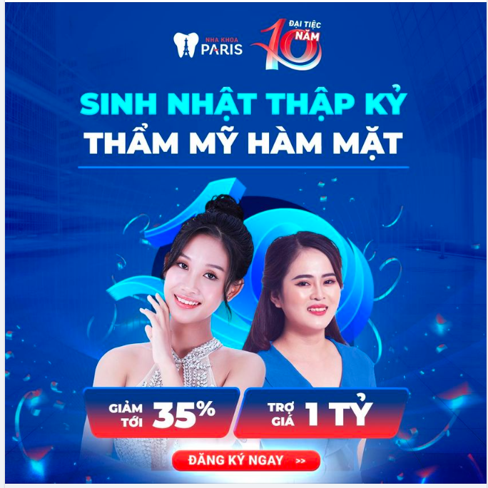 ĐẠI TIỆC THẨM MỸ HÀM MẶT - OFF 35%
