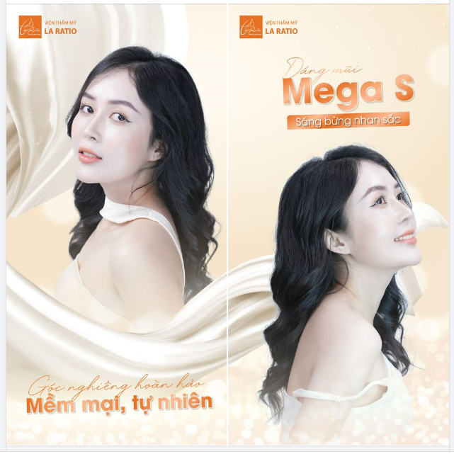 Dáng mũi MEGA S - SÁNG BỪNG NHAN SẮC