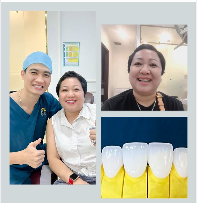 Delia chúc mừng chị Yến đã có thể nở một nụ cười tự tin.
