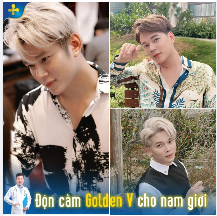 ĐỘN CẰM GOLDEN V - Phương pháp tạo hình cằm V-line hiện đại mang tới vẻ đẹp nam tính, mạnh mẽ cho cánh mày râu.