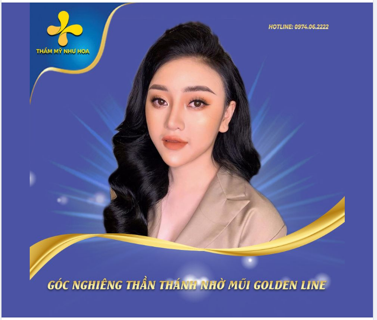 GÓC NGHIÊNG THẦN THÁNH VỚI DÁNG MŨI GOLDEN LINE