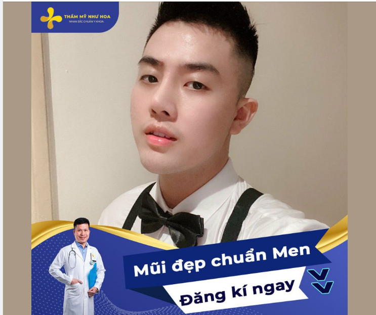 NÂNG MŨI CHUẨN Y KHOA - NÂNG THẦN THÁI & NÉT NAM TÍNH