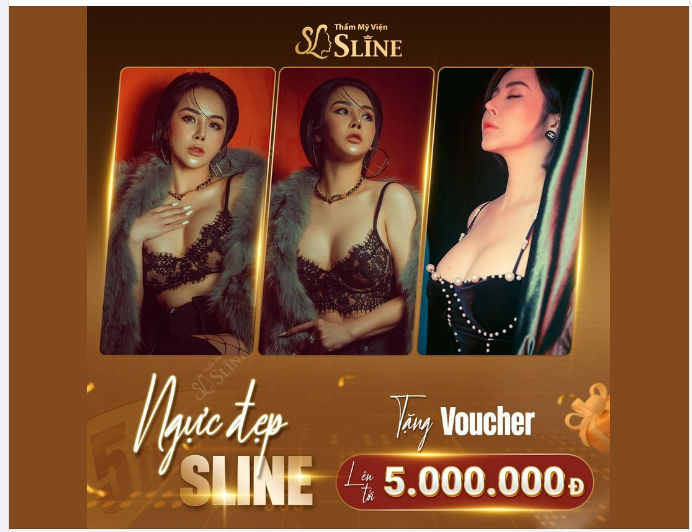 Ngực đẹp cùng Sline Tặng ngay voucher 5tr cho khách hàng đăng ký sớm nhất