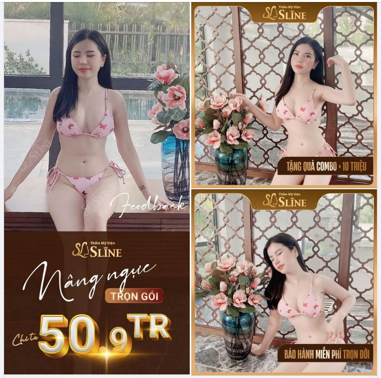 Ngực đẹp Trọn Gói Chỉ với 50,9tr - không phát sinh chi phí, bảo hành trọn đời.