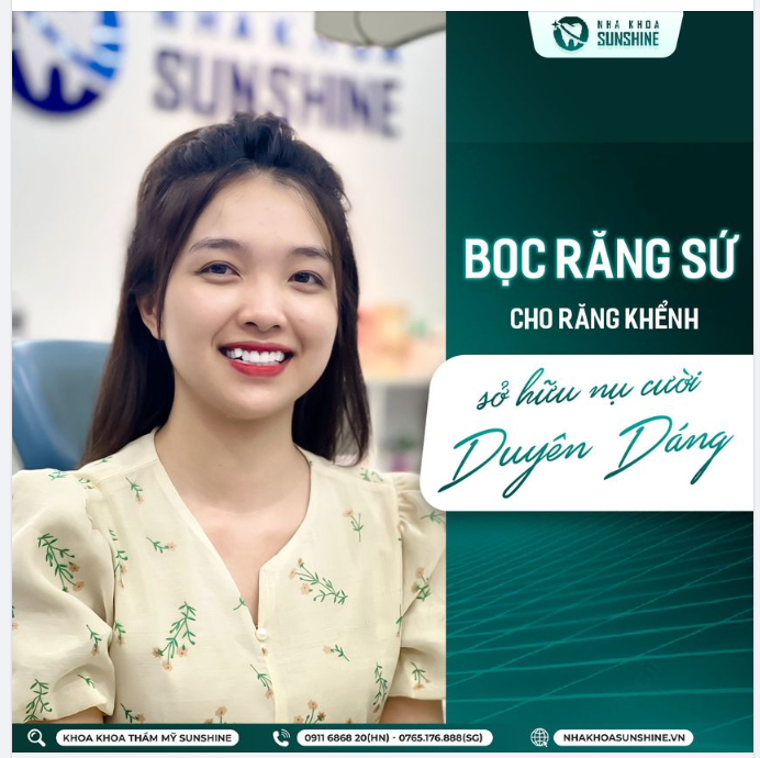 Nhiều người sở hữu răng khểnh nhưng vẫn muốn bọc sứ ​​​​​​​ Có được không?