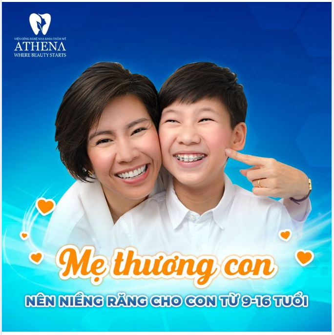 NIỀNG RĂNG SỚM  RẠNG NGỜI CON YÊU, BỪNG SÁNG TỰ TIN!